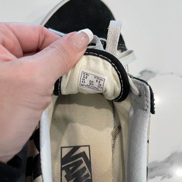 Vans Men /women Check Black/White - Picture 4 of 6